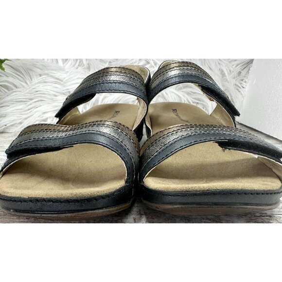 Romika Fidschi-5 Adjustable Sandal Womens EU 39 US 8-8.5 Blue Silver Gold ($135) - Picture 13 of 15